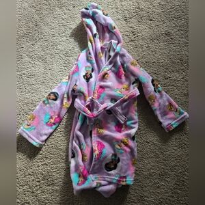 Disney Girls Size 10 Fleece Hooded Robe